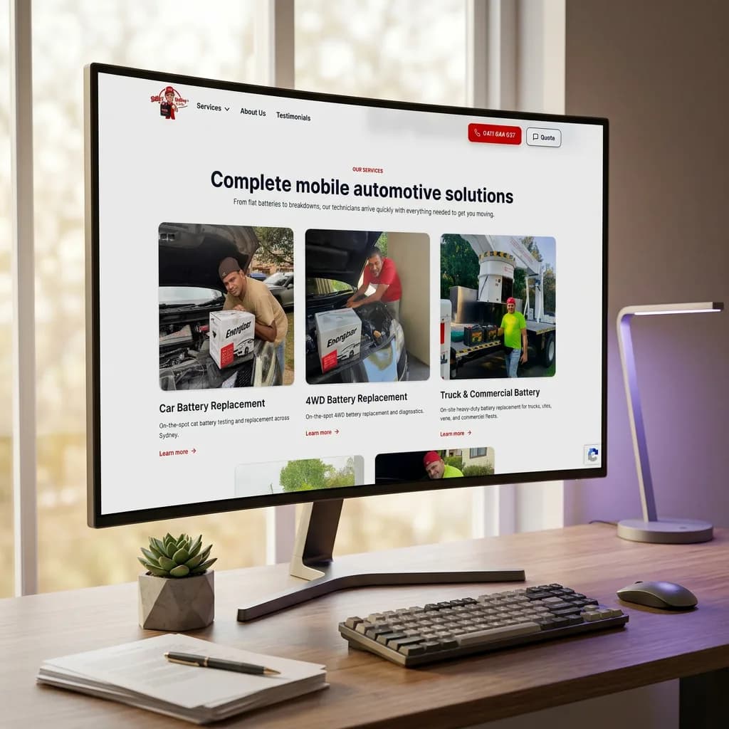 One Page Website
