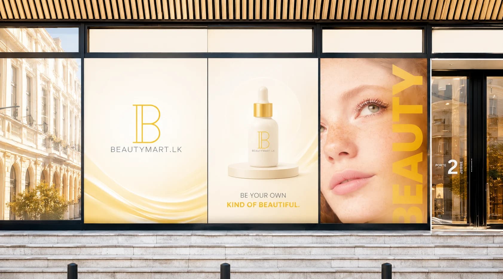 BeautyMart.lk Interface 1